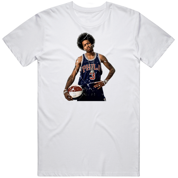 Allen Iverson Vintage Basketball Favorite T-Shirt - Bluefink